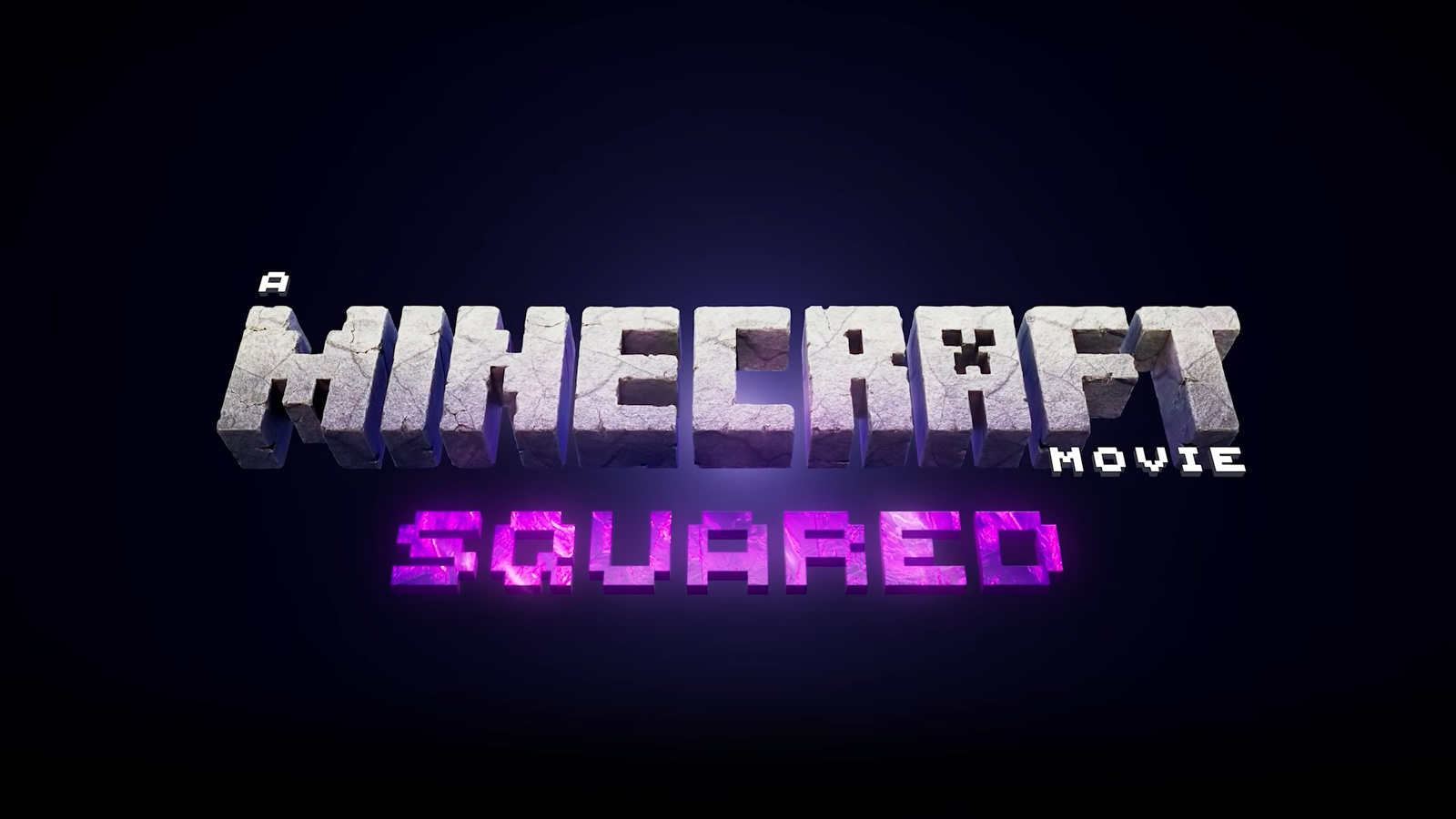 映画続編「A Minecraft Movie Squared」のロゴ